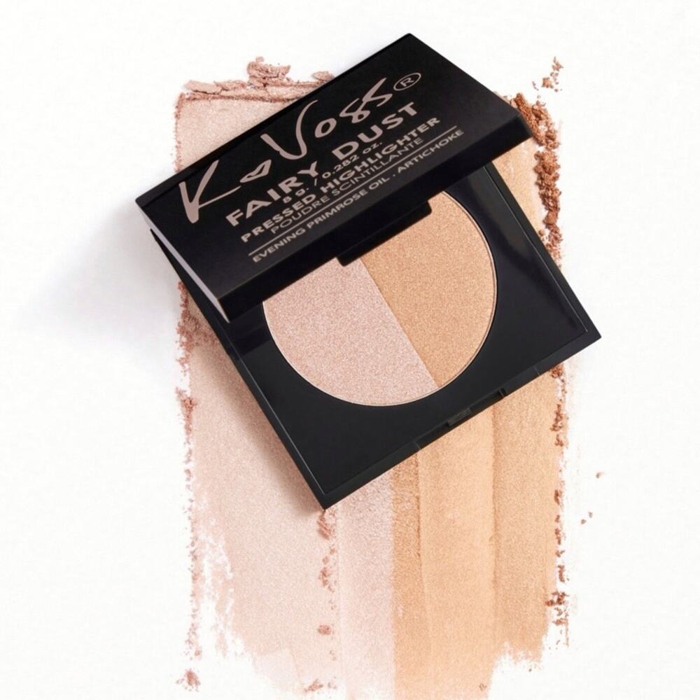 K VOSS Fairy Dust Deluxe Palette Pressed Highlighter in Moonlight/Starkissed